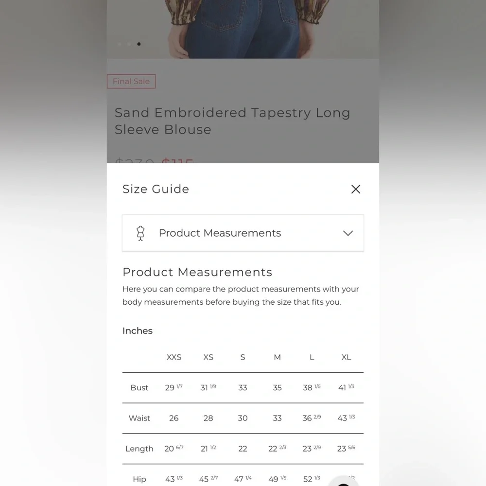 Farm Rio: Sand Embroidered Tapestry Long
Sleeve Blouse - Picture 10 of 10